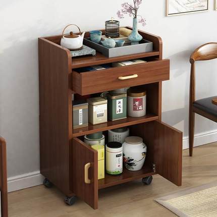 茶水柜办公室小型茶柜置物架家用茶叶柜茶边柜子储物柜茶具收纳柜
