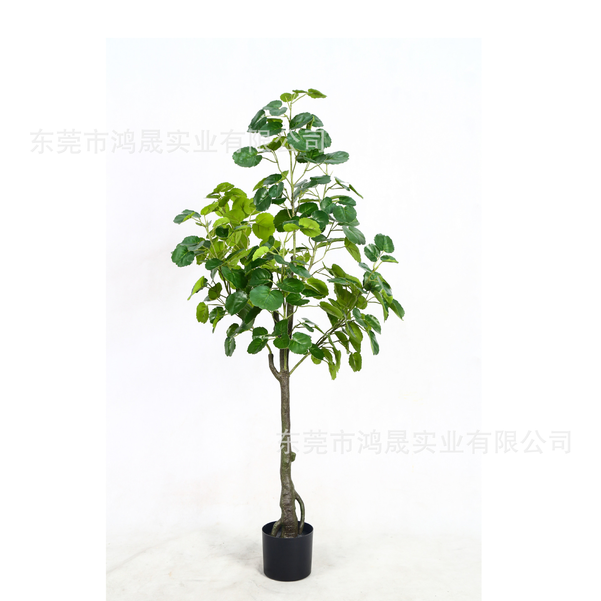 仿真海棠树元宝树大型落地塑料假树苹果树室内装饰大号盆栽绿植