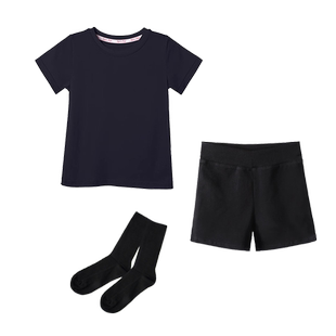 男童舞蹈服男孩夏季短袖中国舞练功套装黑色形体拉丁舞训练上衣棉