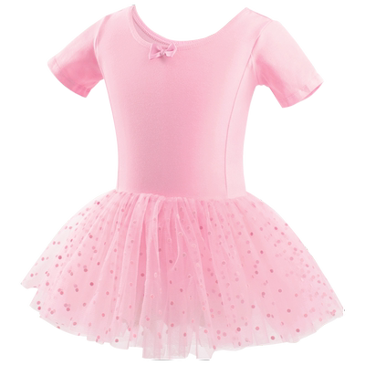 舞蹈服芭蕾舞裙女童夏季短袖纱裙