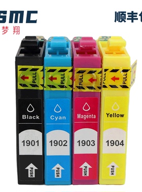 适用爱普生190 T1901墨盒EPSON ME401 ME303 WF-2528 WF2538 WF2548 ME301打印机墨盒T190墨水匣 废墨仓