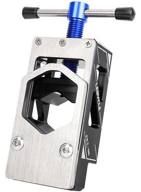 乐百客自行车前叉把横截管器固定器工具高强度不锈钢专用车把截断