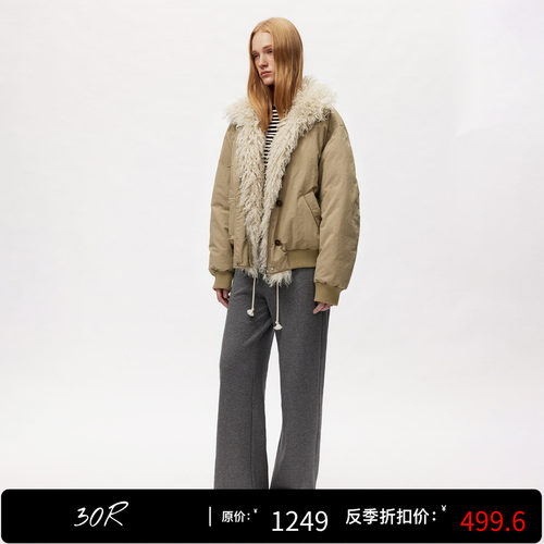 30.R 90s cleanfit/滩羊毛90鹅绒休闲短款派克服