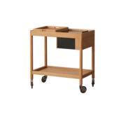 实木边几北欧可小户型小推车樱桃木移动日式 茶几沙发边桌