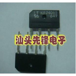 【汕头先锋电子】全新原装 KBJ406G 液晶全桥 3A整流桥 扁桥堆