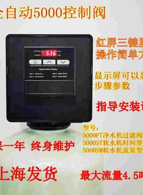 促销软水器5000电子式控制阀FT过滤型净水器4吨锅炉软化水机头