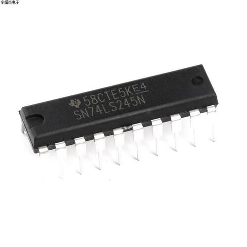 原装正品 直插 SN74LS245N 八同相三态总线收发器逻辑芯片 DIP-20