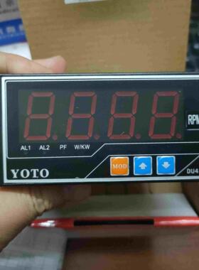 北崎电气YOTO 数显智能变频器专用转速线速表 DU4-DA-FR1(1999R