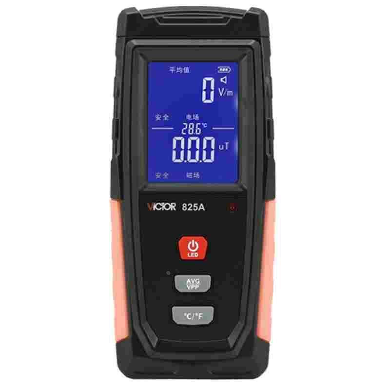 胜利VICTOR电磁辐射检测仪家用便携孕妇电磁波防辐射检侧器VC825A