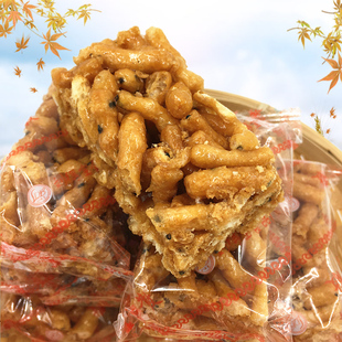 传统老式酥脆鸡蛋散子手工糕点独立小袋安徽无为襄安占制酥糖特产