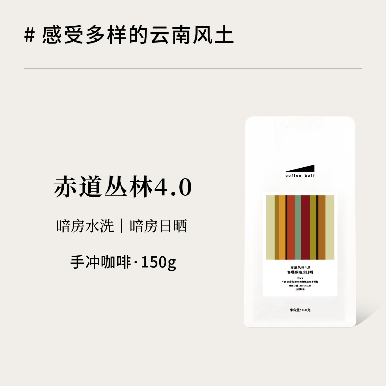 中国云南精品云顶筑巢赛琳娜赤道丛林4.0多样风土特殊豆种手冲豆