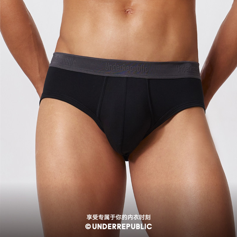 内衣共和 40s男士三角内裤3条装 冰丝莫代尔性感男生运动透气舒适,女士内衣/男士内衣/家居服,男三角内裤,淘宝优惠券,粉丝福利购,淘宝优惠卷