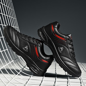 跑步休闲轻便舒适旅游鞋 透气防臭时尚 真皮运动鞋 奈客保罗高端男鞋