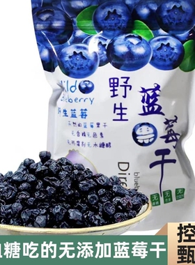 糖尿病人吃的无添加蓝莓干三高血糖专用零食糖人友控糖食品旗舰店