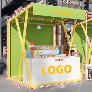 网红摆摊集市移动市集夜市摊位展示架活动户外商业街棚架促销小吃