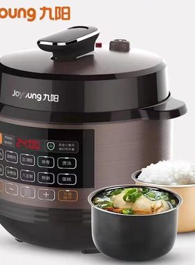 九阳电压力锅家用6L大容量双胆智能预约多功能高压锅电饭煲60C20