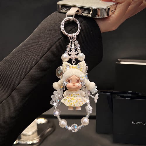 可爱哭娃手工手机链钥匙扣挂饰女