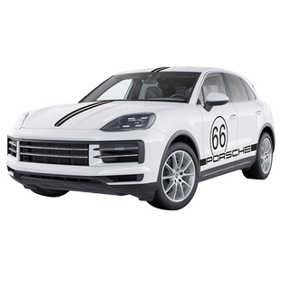 适用于保时捷卡宴车贴拉花 Cayenne Coupe改装引擎盖车身装饰贴纸