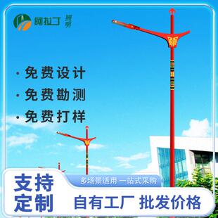 户外防水led市电路灯5 8米市政道路照明高杆灯厂区广场路灯杆
