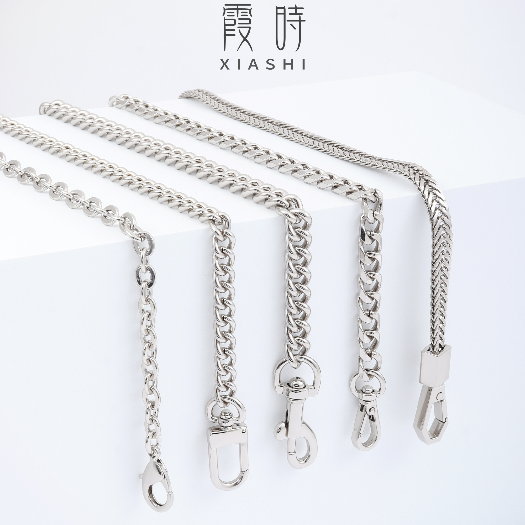 银色百搭金属链经久耐用图片
