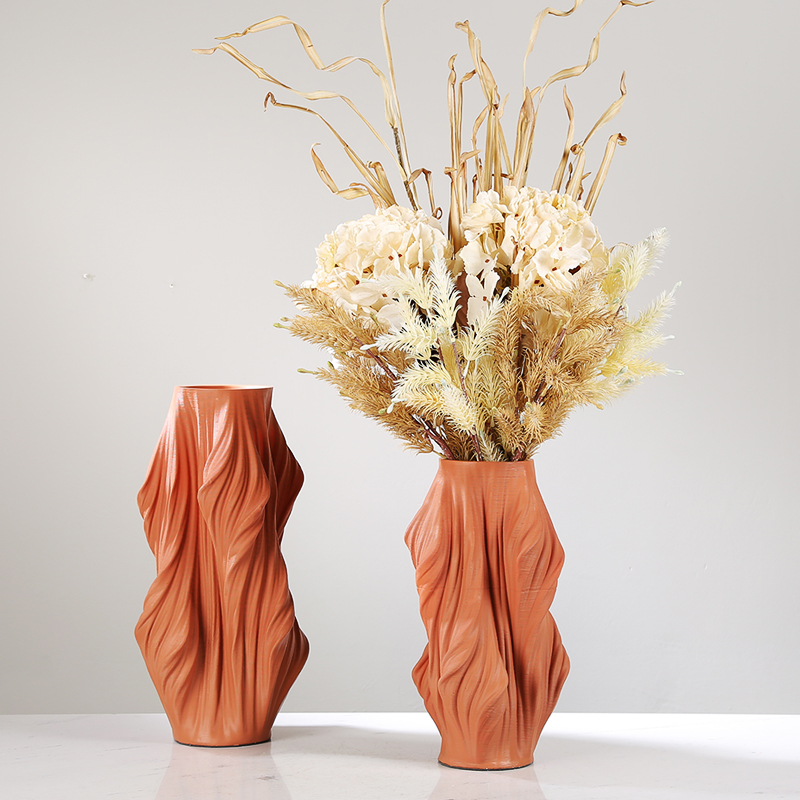 几何异形树脂花瓶摆件现代极简