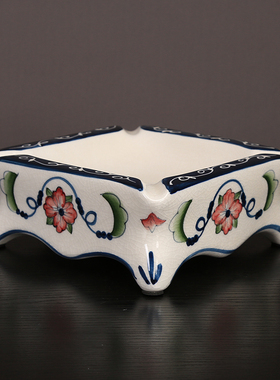 陶瓷彩绘纸巾盒中式创意茶几