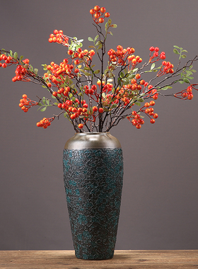 花瓶电视柜陶瓷新中式