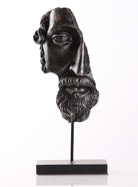 美式创意树脂艺术桌面摆件雕像