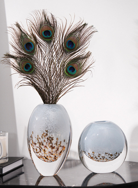 彩色花瓶高档水培插花