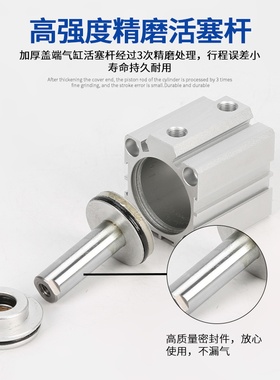 方形薄型气缸SDAS/SDA25X5X10X15X20X25X30X35X40X45X50X60-S-B