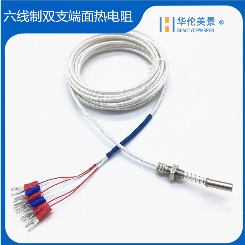 WZPM-201 双支六线q制 端面热电阻 轴瓦测温 pt100温度传感器 轴
