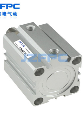 亚德客铝合金薄型气缸SDA12/16/20X5X10X15X20X25X30X35X40 50s