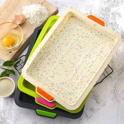 eat Resistant Square Brownie Baking Mold Kitchen Oven Sheets