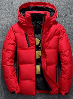 Duck Down Jacket plus size for Winter Jackets man Men Hat