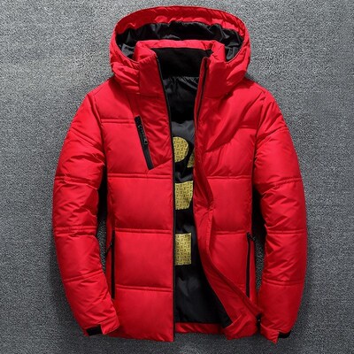 Duck Down Jacket plus size for Winter Jackets man Men Hat