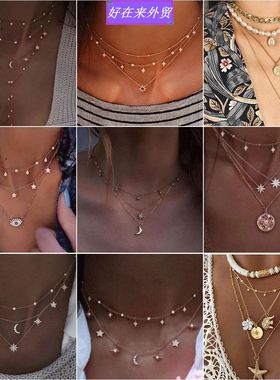 European and American personality elegant Female necklace