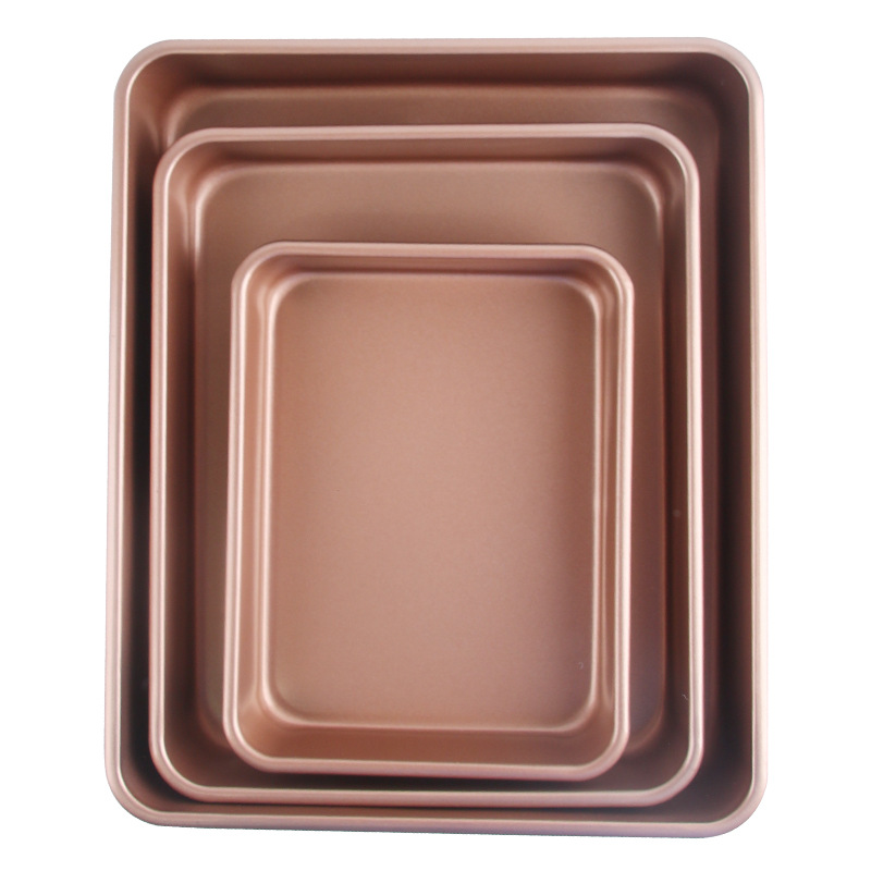 Rectangle Cake Baking Tray Bread Pastry Pan Oven Bakeware