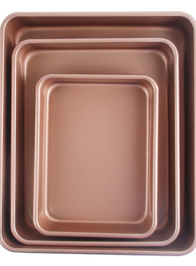 Rectangle Cake Baking Tray Bread Pastry Pan Oven Bakeware