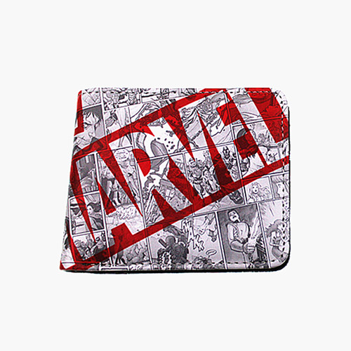 cartoon wallets marvel hero Collection deadpool hulk money