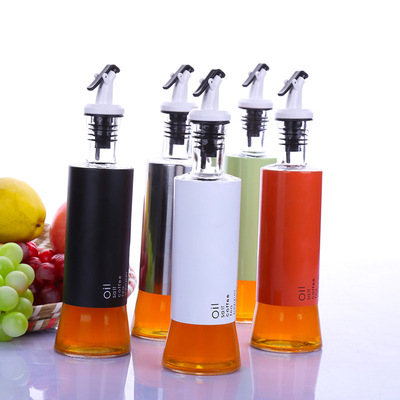 Glass oil bottle Seasoning Bottle Dispenser Kitchen Cooking