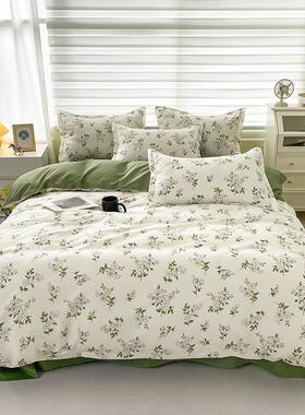 Fitted Sheet DUVET COVER BED SHEETS SET 4bedding床单四件套