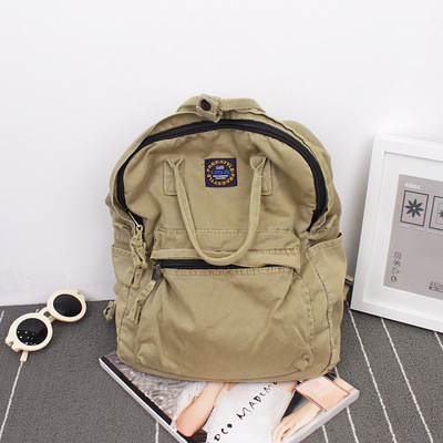2020 Street Art Literary Canvas Backpack Minimalist Retro