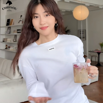 欧阳丹春夏三色叠穿t恤