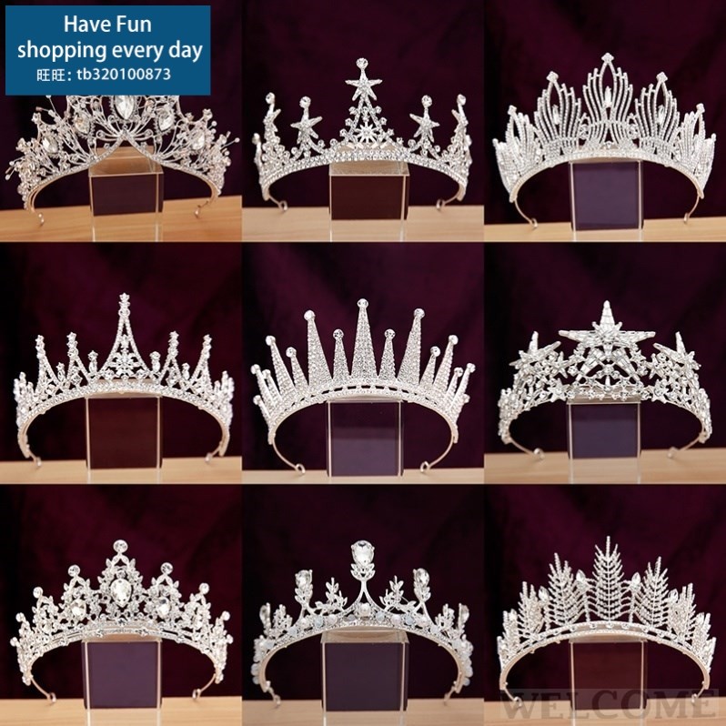 Wedding bride crystal crown birthday tiara web celebrity