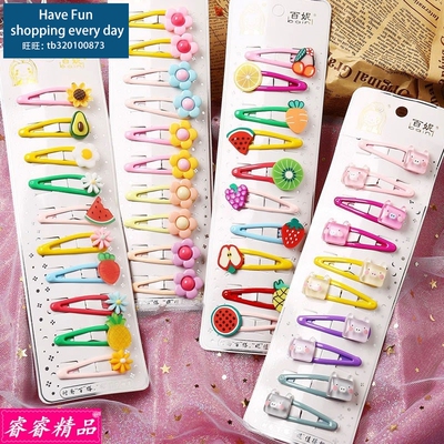 Cartoons Baby Girl hair clip card ladies hairpin headdress