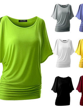 2019Fashion summer women casual T-shirt ladies blouse tops女