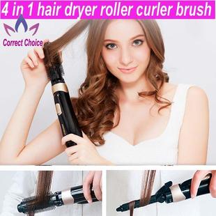 electric hair Comb 直卷发棒 brush curler straightener
