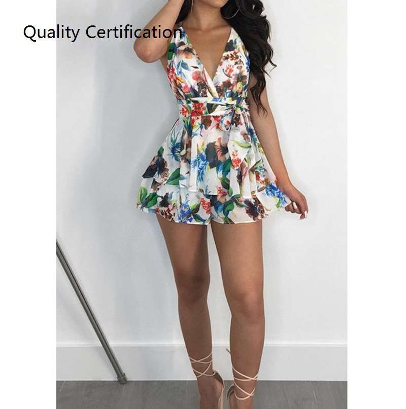 less Polyester Rompers one pieces Trendy Summer Women Romper