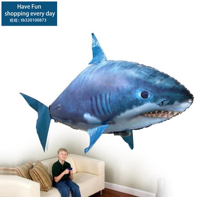 Remote Control Shark Toy Air Swimming Fish Infrared Flying