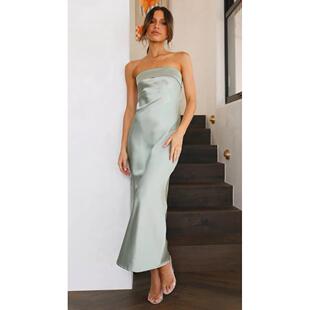 Open Hollow Back Bra 连衣裙 2023 Dress抹胸款 Temperament